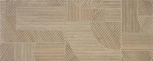 Beige geometric patterned tile on a beige background